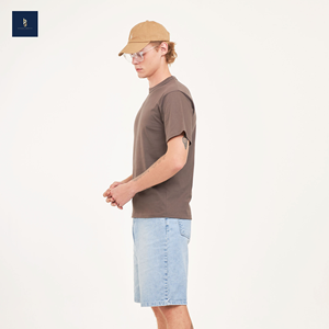 เสื้อยืดผู้ชายโอเวอร์ไซส์ยอดนิยม100% 200-210 GM แขนสั้นสไตล์สตรีท - Product Image 5