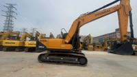 Excavatrice sur chenilles Hyundai 220LC-9S d'occasion, modèle 2020, avec moteur diesel, 22 tonnes, capacité de la benne de 1 m, prix bas, à vendre