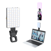 5W Rechargeable Smartphone Mignon Téléphone Clip LED Lumière De Remplissage Portable En Direct Maquillage Webcam Éclairage Zoom Appel Clip Lumière