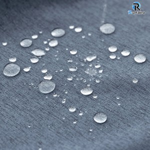 <span class=keywords><strong>Rideau</strong></span> <span class=keywords><strong>de</strong></span> <span class=keywords><strong>douche</strong></span> aspect lin bleu gris 160 GSM en polyester cationique, résistant et hydrofuge, pour la décoration moderne des salles <span class=keywords><strong>de</strong></span> bain d'hôtel - Product Image 4