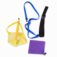 Anpassbarer Schwimm-Fallschirm-Trainer mit Verstellbarem Widerstandsgurt 20cm 30cm 40cm für Schwimmkraft-Training