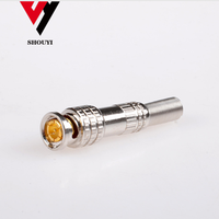 Connecteurs mâle BNC pour système de vidéosurveillance, connecteur de ruban sans soudure RG59 coaxial pour caméra CCTV