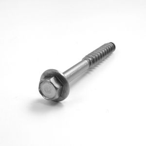 Vis à aggloméré en acier inoxydable A2 SKU 8A40011 certifié CE 6.4x150 filetage zingué avec fausse rondelle Normes ANSI JIS - Product Image 2