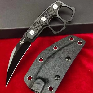 มีดพกพาคุณภาพสูง Black Bee ปรับแต่งได้ มีดต่อสู้ใบมีดคงที่ทำจากเหล็กสแตนเลส ด้ามจับพลาสติก พร้อมปลอกมีด - Product Image 3