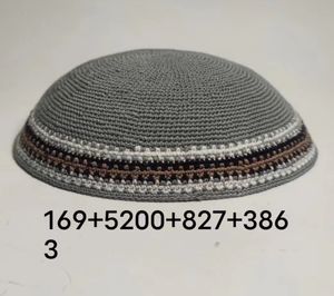 <span class=keywords><strong>DMC</strong></span> Kippa hecho a mano con aguja de ganchillo de punto, gorra de algodón 100%. Según el pedido, bienvenido a personalizar 002 - Product Image 3