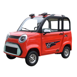 Fully Enclosed Electric 4-Wheel Sedan New Arrival 4-Person Disabled Electric <b>Light</b> Leather Multi-Function Lithium Dark Interior - Product Image 3