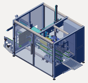Shuheサーボオープンローディングシーリングマシン包装缶ケースカートンバレル金属紙食品 - Product Image 3