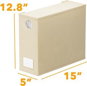 Organisateur de draps et boîte de rangement multifonctionnels pliables, très demandés, avec étiquettes transparentes pour sacs à vêtements - Product Image 6