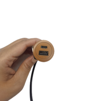Qc 3,0 Carga rápida Usb Dual Car Charger Tipo C bus USB Socket para sistema de entretenimiento