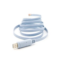 Cable de Consola USB Serial RS232 a RJ45 Personalizado de 1M/2M/3M/5M con Chip FTDI y Conductores de Cobre Puro para Computadora e Impresora