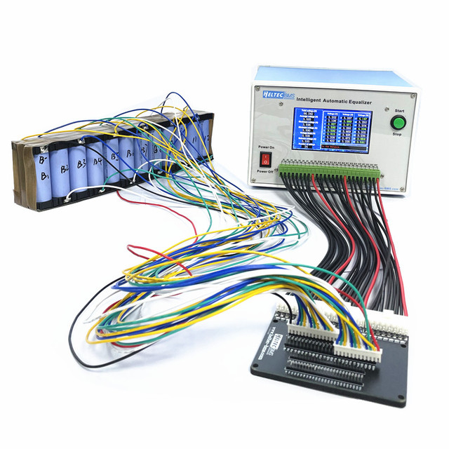 Battery Active Balancer Equipment 2~24S 3A 4A Automatic Equalizer for LFP LTO NCM Battery Repair Discharge Automatic Equalizer
