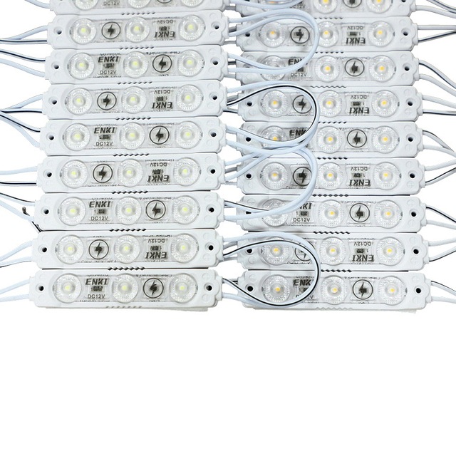Outdoor 3 SMD LED Module Signage Light 2835 Lens 1.5W Injection High Brightness IP65 Waterproof 2700-7100K Color Temp Dimmable