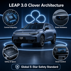 Nouveau Leapmotor C10 Modèle 2027, SUV électrique longue portée <span class=keywords><strong>660</strong></span> km, édition LiDAR, système ADAS intelligent, puce Orin-X, voiture électrique 200 kW, conduite à gauche - Product Image 2