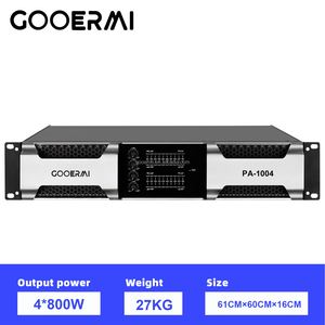 Amplificateur de puissance professionnel Gooermi <span class=keywords><strong>4</strong></span> <span class=keywords><strong>canaux</strong></span> <span class=keywords><strong>1000W</strong></span> 2U à montage en rack, amplificateur audio de classe D pour spectacles sur scène, sonorisation en direct, DJ, enceintes de club - Product Image 4