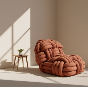 Cojín de Sofá <span class=keywords><strong>Art</strong></span>ístico de Lujo con Tejido de Nudos Italianos, Relleno de Terciopelo, Un Solo Asiento para Sala de Estar - Product Image 1