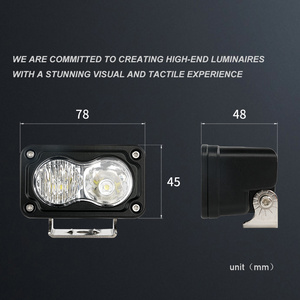 Mini Faros LED Auxiliares de 3 Pulgadas para Todoterreno, Luces de Trabajo para Camionetas 4x4, 12V 24V - Product Image 2