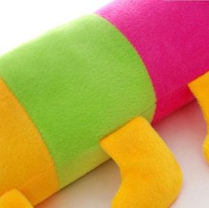 <span class=keywords><strong>Peluche</strong></span> de insectos de colores para niños, cojín de gusanos de <span class=keywords><strong>peluche</strong></span>, regalos nuevos, venta al por mayor - Product Image 6