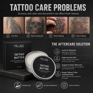 Beurre de karité professionnel, céramide, huile de coco, beurre pour tatouage, avant, pendant et après le processus de tatouage, lubrifiant et baume de soin après tatouage - Product Image 4