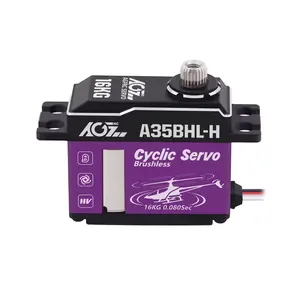 AGFRC A35BHL-H Servo de Placa de Balanço Ciclico HV 0.08Sec 16KG Alto Torque Programável BLS para Helicóptero RC