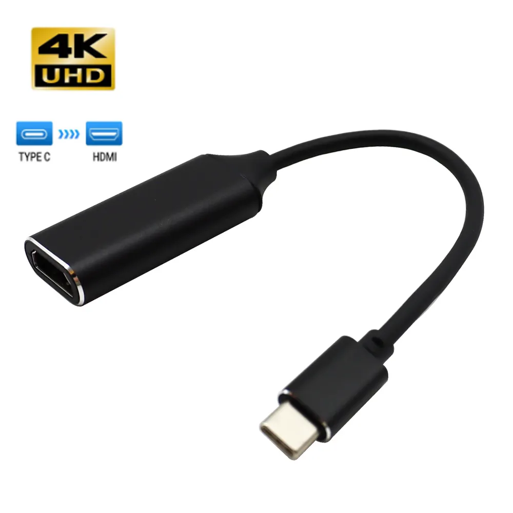 USB C к HDMI совместимый кабель Type-C к HDMI HD TV адаптер USB 3,1 4K конвертер для ПК ноутбука MacBook Huawei Mate 30