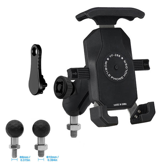 1s Quick Lock Anti-theft Bike Phone Mount with Vibration Dampener