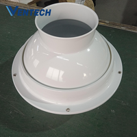 Diffuseur de jet d'air réglable Ventech pour système CVC
