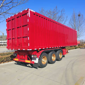 Semirremolques de 3 Ejes con Cortina Lateral para Alimentos, Remolque de Carga Tipo Furgón, Suministro Directo de Fábrica China, Más de 3001 kg de Carga Útil, ¡El Más Vendido! - Product Image 3