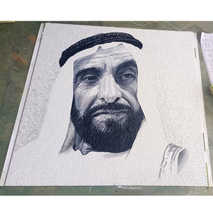 Modello di figura murale di arte della parete del mosaico di vetro fatto a mano moderno - Product Image 4