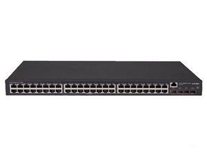 H3C S5560S 52S <span class=keywords><strong>SI</strong></span> 52-Port L3 Switch 48 RJ45 4 10G SFP 336Gbps 166Mpps IRF2 - Product Image 1