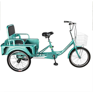 <span class=keywords><strong>Bicicletta</strong></span> tricicli per adulti trike a 3 <span class=keywords><strong>ruote</strong></span> <span class=keywords><strong>con</strong></span> sedile passeggero - Product Image 3
