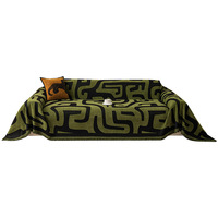 Plaid de canapé géométrique en chenille, housse de protection anti-griffures pour animaux de compagnie avec franges pour canapé domestique, cadeau pour propriétaire d'animaux, vente en gros