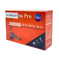 Garansi 18 bulan M8 Pro H4 lampu depan mobil lampu Led Interior Bombillos lainnya Auto elektronik mobil bohlam lampu Led mobil