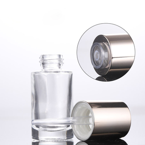 Vente en gros <span class=keywords><strong>Bouton</strong></span> Givré Flacon compte-gouttes Emballage en verre Eye Oil Press Flacon compte-gouttes - Product Image 2