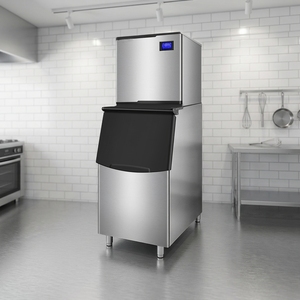 Macchina per il Ghiaccio Commerciale <span class=keywords><strong>BLG</strong></span> Certificata CE, in Acciaio Inox, Efficienza Energetica A++, No-Frost, 250kg, Cubetti Automatici - Product Image 2