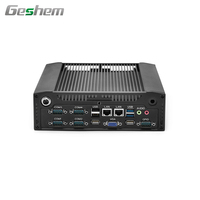 Computadora Integrada Sellada, Sin Ventilador, a Prueba de Polvo, de 8.ª Generación I3/I5/I7, Mini PC de Bajo Consumo, USB, VGA, HD, PCIe