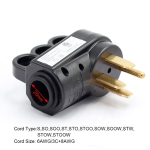 NEMA 14-50 Female 50 Amp RV Camper <strong>Caravan</strong> Male <strong>Plug</strong> Replacement Receptacle <strong>Plug</strong> - Product Image 6