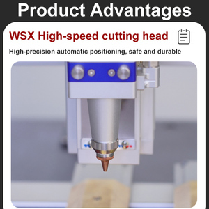 Máy cắt laser kim loại nhỏ 300*300mm Kích thước làm việc 1000W 1500W 2000W 3000W sợi thép không gỉ máy cắt laser - Product Image 4