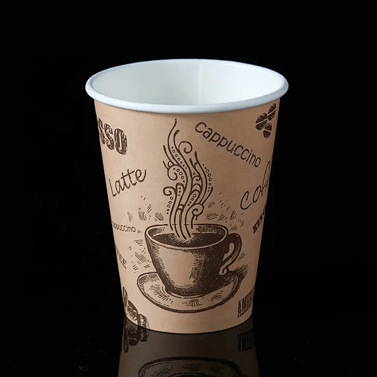 Máquina Expendedora de café automática, diseño personalizado, taza de café caliente de papel