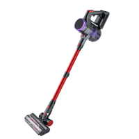 Aspirateur balai sans fil portable 200W 20KPa, autonomie 45 min, écran anti-emmêlement, pour poils d'animaux/tapis/sols