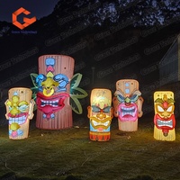 Pilier publicitaire LED gonflable d'extérieur, impression personnalisée, arbre totem publicitaire gonflable, totem gonflable de dessin animé