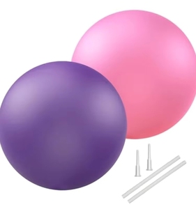 Pelota de <span class=keywords><strong>Pilates</strong></span>, Ideal para Ejercicios de Fisioterapia, Yoga, Ejercicios de Core, Equipo de Entrenamiento de Barra de Goma para Mujeres, Hombres y Niños - Product Image 3