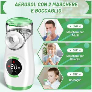 Inhalator <span class=keywords><strong>nebulizer</strong></span> medis listrik Digital, <span class=keywords><strong>Nebulizer</strong></span> <span class=keywords><strong>Mini</strong></span> Mesh Portabel ultrasonik dengan SFDA - Product Image 3