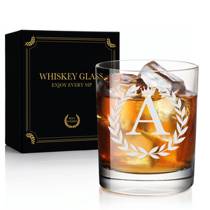 Juego de Vasos de <span class=keywords><strong>Whisky</strong></span> de Lujo con Iniciales Personalizadas, Vaso Old Fashioned Grabado Personalizado, Caja de Regalo Premium para el Hogar - Product Image 3