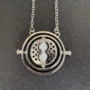 Vente flash - Collier pendentif <span class=keywords><strong>sablier</strong></span> retournable plaqué or unisexe pour <span class=keywords><strong>Harry</strong></span> <span class=keywords><strong>Potter</strong></span> - Bijoux tendance pour cadeaux - Product Image 5