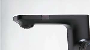 Grifo con Sensor Infrarrojo <span class=keywords><strong>GIBO</strong></span>, Grifo de Baño con Pantalla LED de Temperatura, Color Negro Mate - Product Image 2