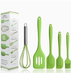 5Pcs Wholesale Food Grade <b>Silicone</b> Kitchen Utensils Items Kitchen Cooking Accessories <b>Tool</b> Set - Product Image 5