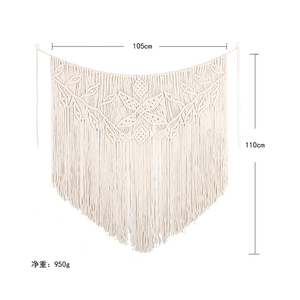 Tapiz Decorativo Bohemio de 42"*44" para Colgar en la Pared, Hecho a Mano con Algodón, para Decoración del Hogar y Bodas, Dropshipping - Product Image 2