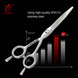 Fenice VG10 En Acier Inoxydable Professionnel <span class=keywords><strong>Ciseaux</strong></span> <span class=keywords><strong>De</strong></span> Coiffure Barbiers <span class=keywords><strong>Ciseaux</strong></span> <span class=keywords><strong>De</strong></span> Coupe <span class=keywords><strong>De</strong></span> Cheveux - Product Image 5
