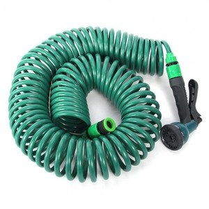 Nuevo Precio Bajo, Alta Calidad, Carrete para Manguera de Jardín de 3/8 Pulgadas, Color Verde, Plástico, 15 Metros de Longitud, Alta Flexibilidad - Product Image 3