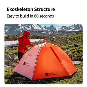 Tente Mobi Garden pour l'extérieur, camouflage, été, vent, pluie, légère, simple ou double personne, pour XT2 <span class=keywords><strong>EXO</strong></span> FFP 20D N39 - Product Image 4